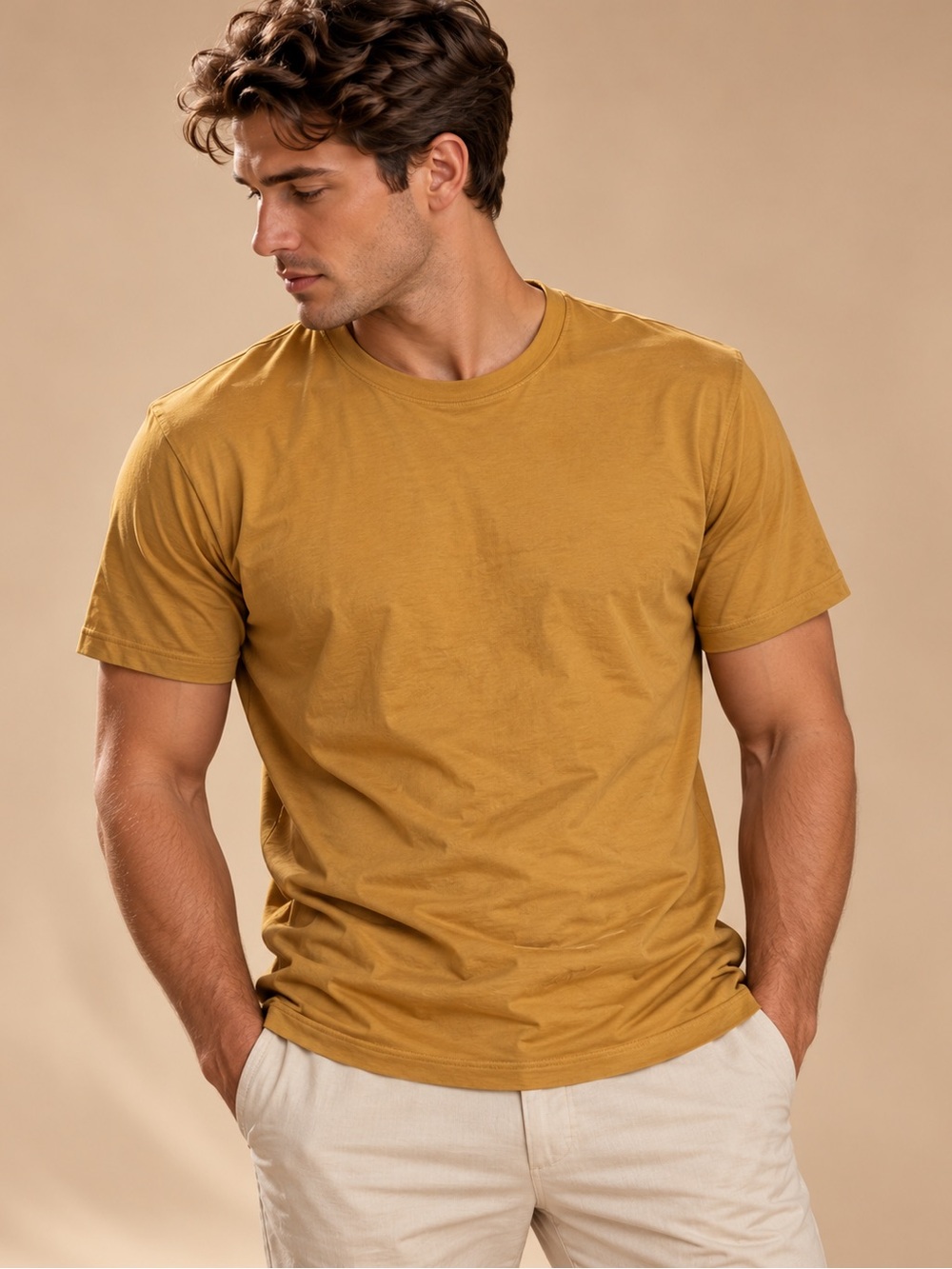 No Boundaries Mustard Oversized T-Shirt Size Small 34-36